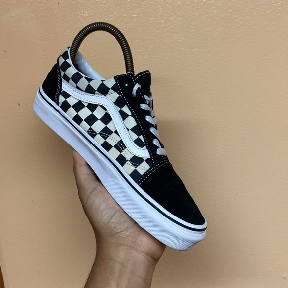 Vans Old Skool Checkerboard “Black Cream White” - Picture 11 of 14